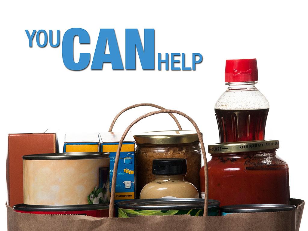 Food bank support invitation.
